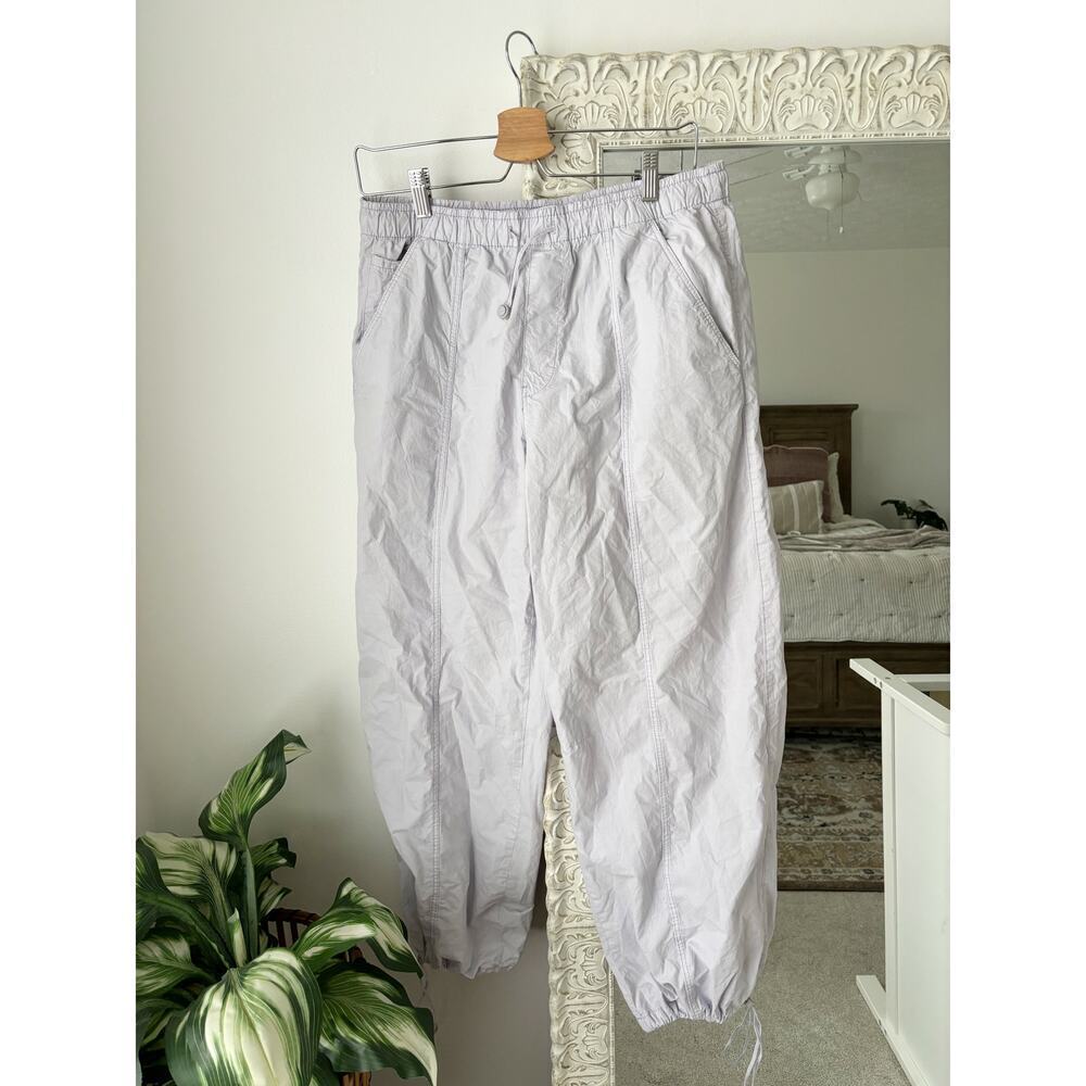 Zara Drawstring Mid Rise Parachute Pants - Picture 2 of 9
